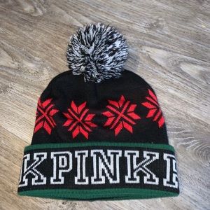 Pink beanie